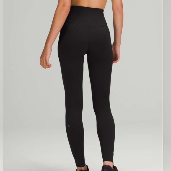 Lululemon black base pace high rise legging 28” size 2 - Picture 2 of 10
